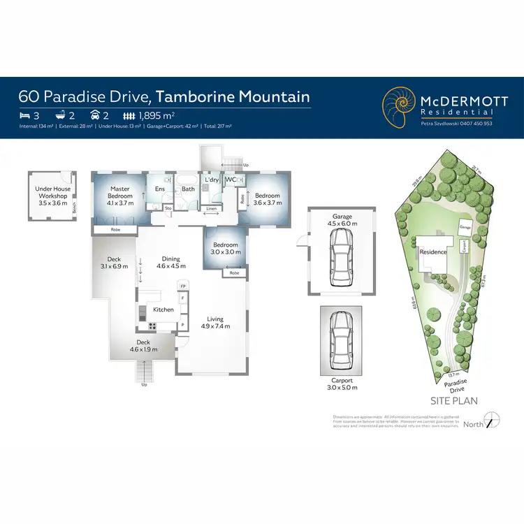 Floorplan of Homely house listing, 60 Paradise Drive, Tamborine Mountain QLD 4272