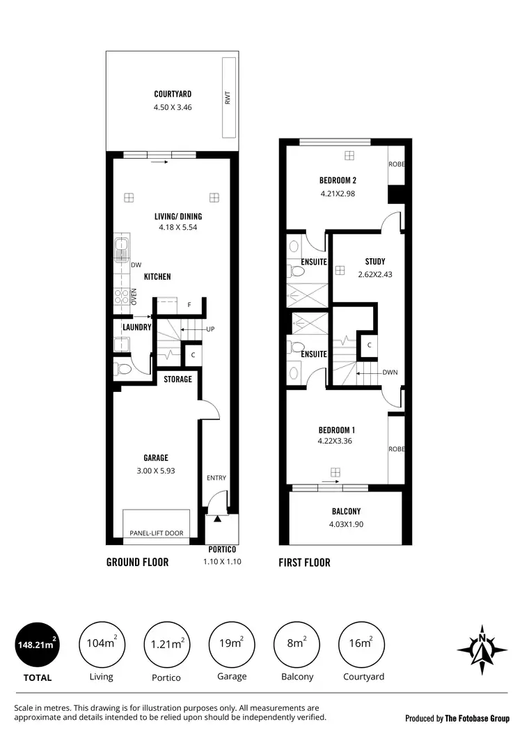 Floorplan of Homely townhouse listing, 3/18 Anne Street, Royal Park SA 5014