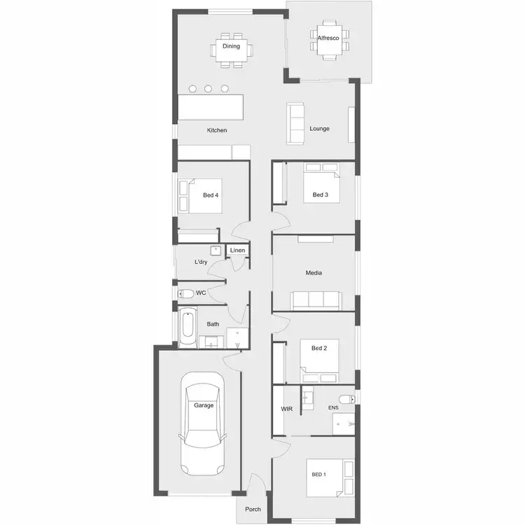 Floorplan of Homely house listing, Address available on request