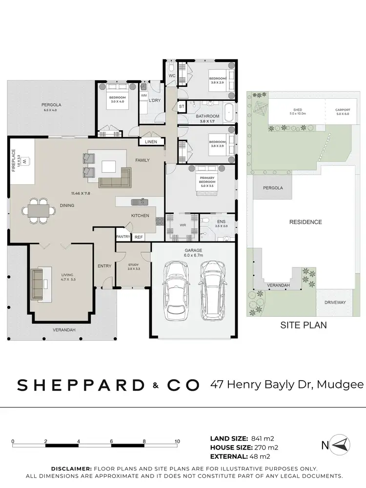 Floorplan of Homely house listing, 47 Henry Bayly Drive, Mudgee NSW 2850