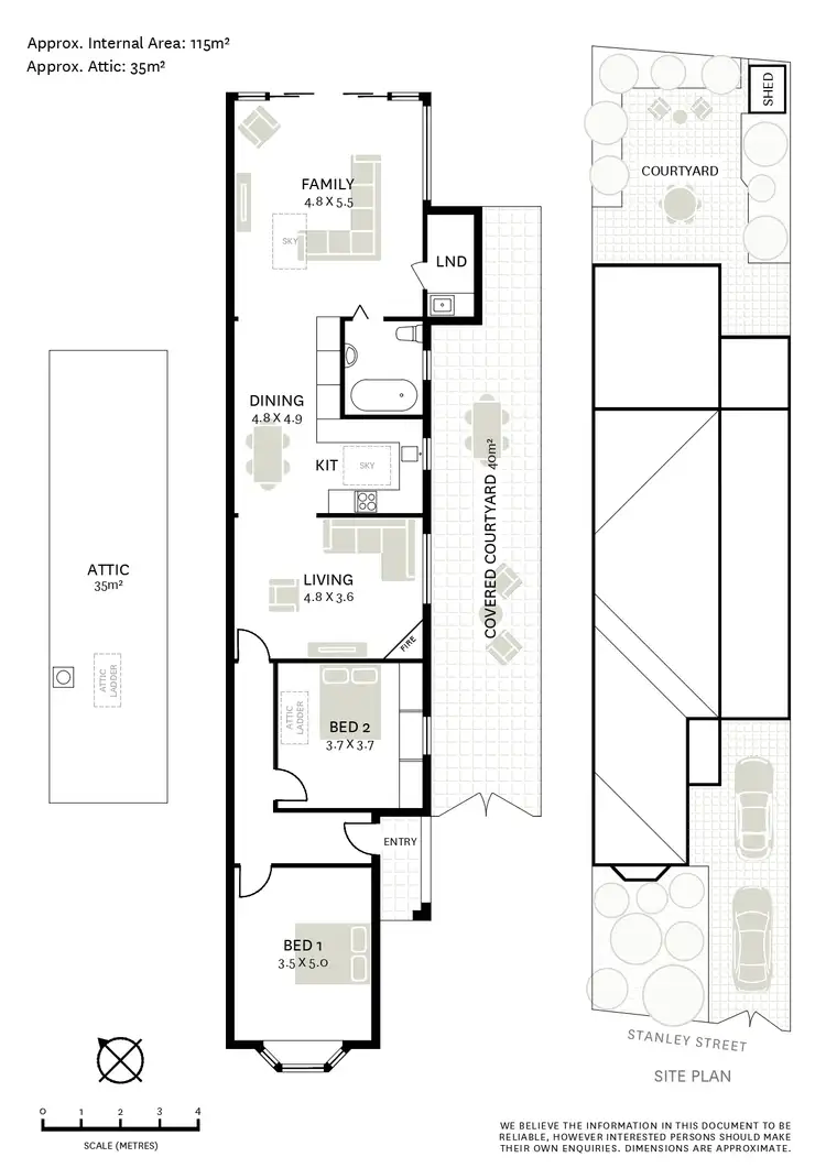 Floorplan of Homely house listing, 25 Stanley Street, Tempe NSW 2044