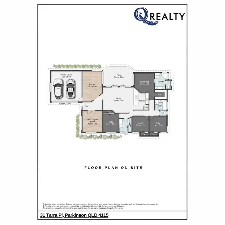 Floorplan of Homely house listing, 31 Tarra Place, Parkinson QLD 4115