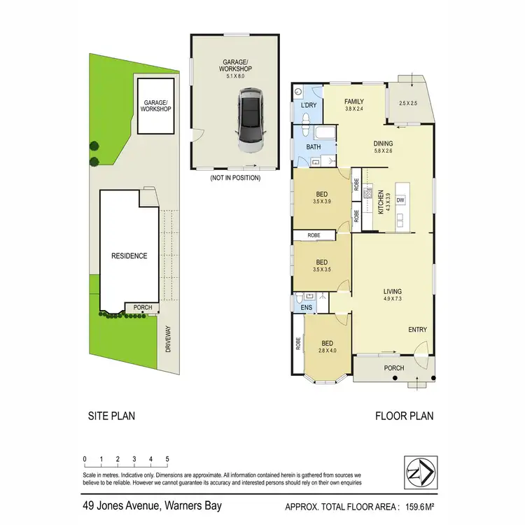 Floorplan of Homely house listing, 49 Jones Avenue, Warners Bay NSW 2282