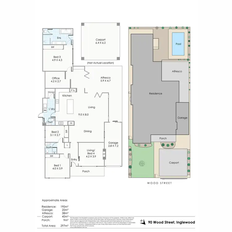 Floorplan of Homely house listing, 90 Wood Street, Inglewood WA 6052