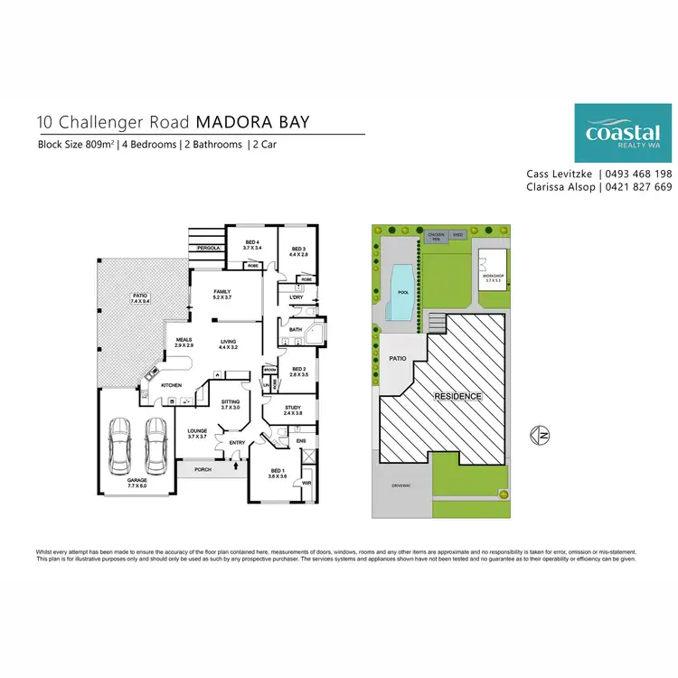 Floorplan of Homely house listing, 10 Challenger Road, Madora Bay WA 6210