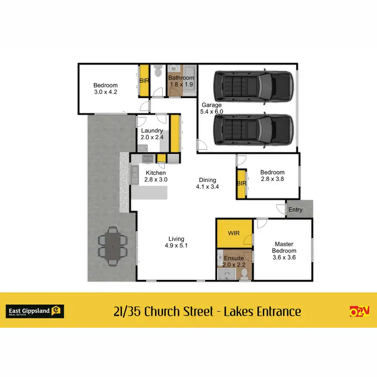 Floorplan of Homely apartment listing, 21/35 Church Street, Lakes Entrance VIC 3909