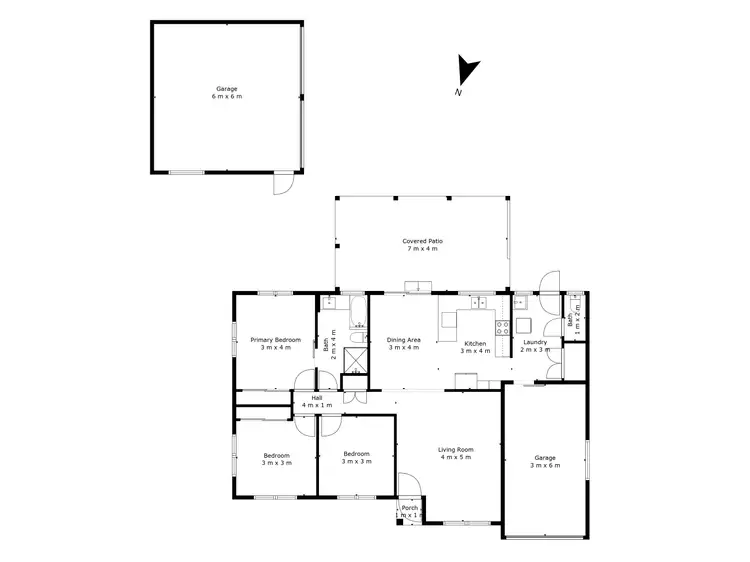 Floorplan of Homely house listing, 4 Regal Court, Millbank QLD 4670