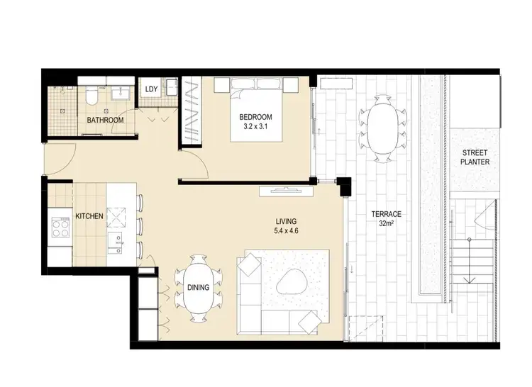 Floorplan of Homely apartment listing, G.03/2 Fordham Way, Oran Park NSW 2570