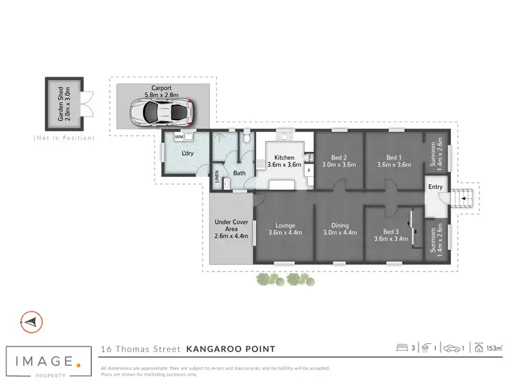 Floorplan of Homely house listing, 16 Thomas Street, Kangaroo Point QLD 4169