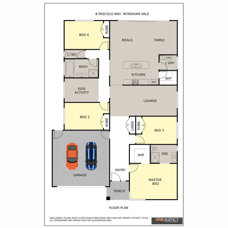 Floorplan of Homely house listing, 8 Pascolo Way, Wyndham Vale VIC 3024