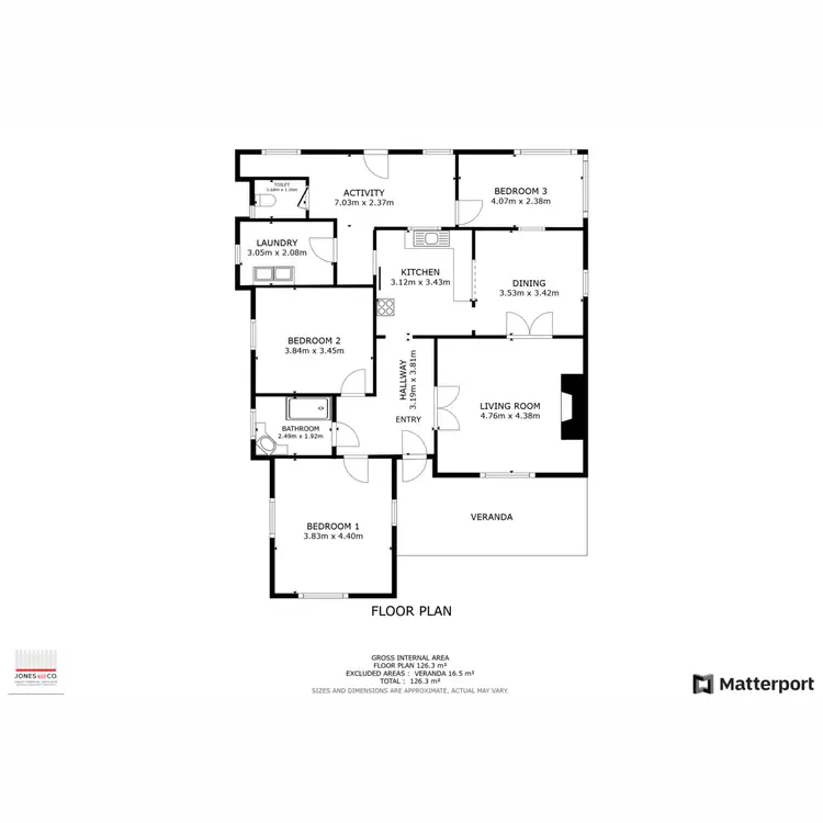 Floorplan of Homely house listing, 119 Old Perth Road, Bassendean WA 6054