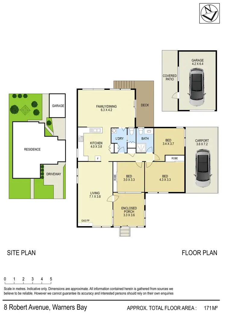 Floorplan of Homely house listing, 8 Robert Avenue, Warners Bay NSW 2282