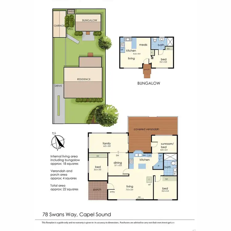 Floorplan of Homely house listing, 78 Swans Way, Capel Sound VIC 3940
