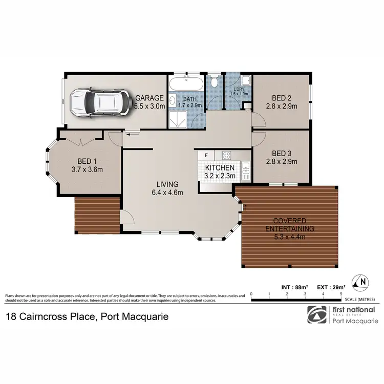 Floorplan of Homely house listing, 18 Cairncross Place, Port Macquarie NSW 2444