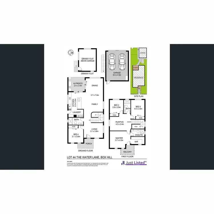 Floorplan of Homely house listing, 66 The Water Lane, Box Hill NSW 2765
