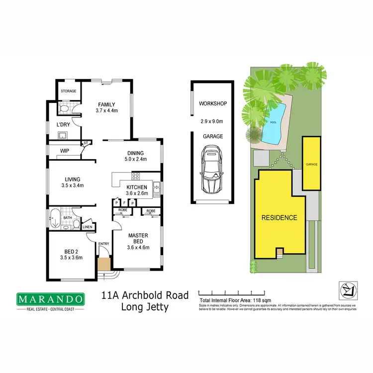 Floorplan of Homely house listing, 11a Archbold Road, Long Jetty NSW 2261
