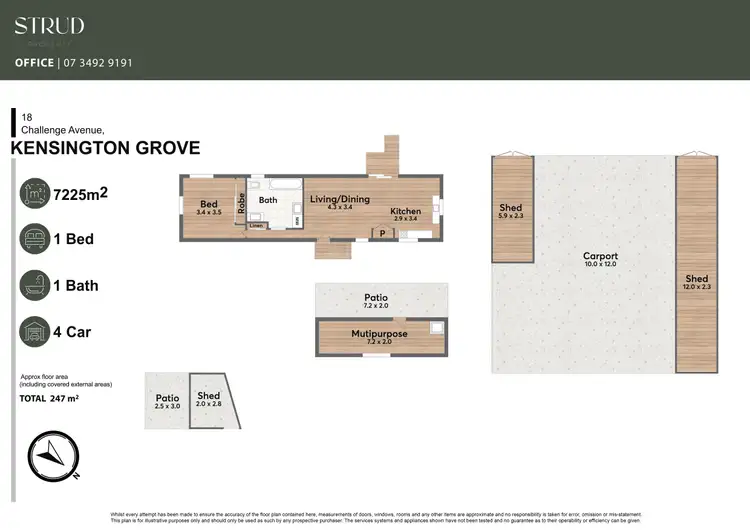 Floorplan of Homely house listing, 18 Challenge Avenue, Kensington Grove QLD 4341