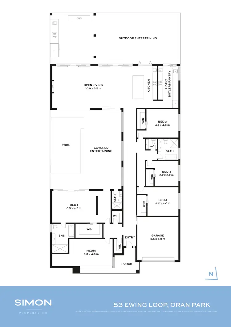 Floorplan of Homely house listing, 53 Ewing Loop, Oran Park NSW 2570