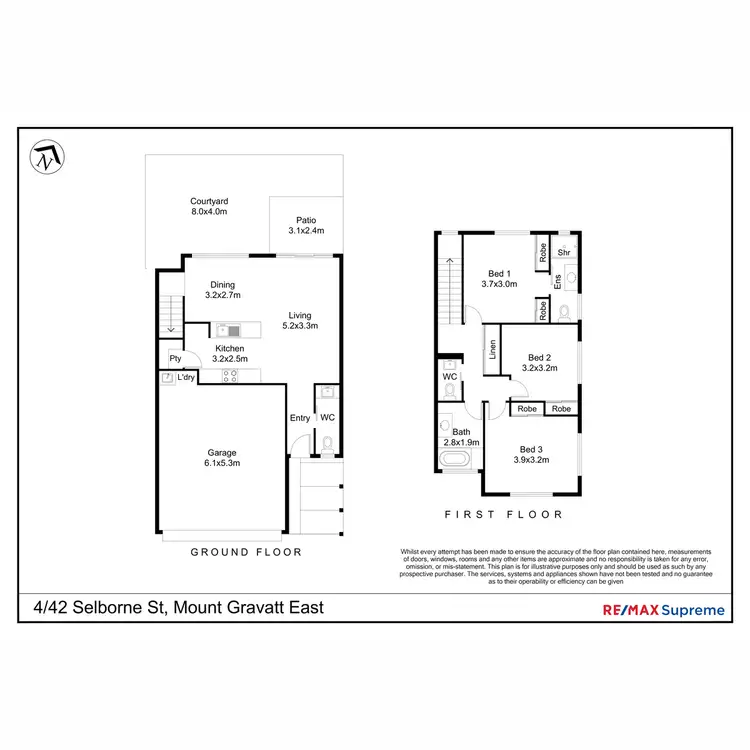Floorplan of Homely townhouse listing, 4/42 Selborne Street, Mount Gravatt East QLD 4122
