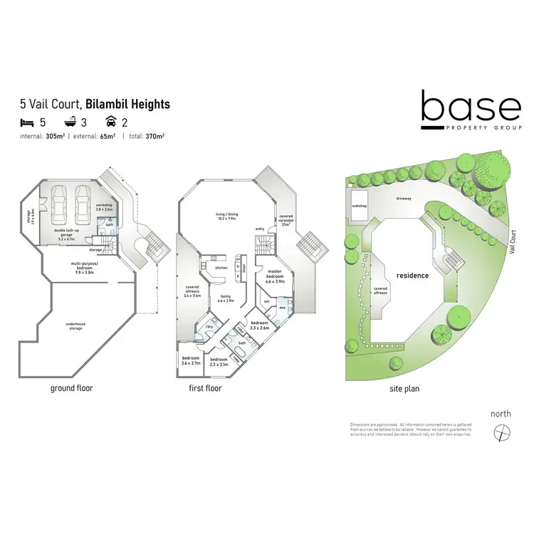 Floorplan of Homely house listing, 5 Vail Court, Bilambil Heights NSW 2486