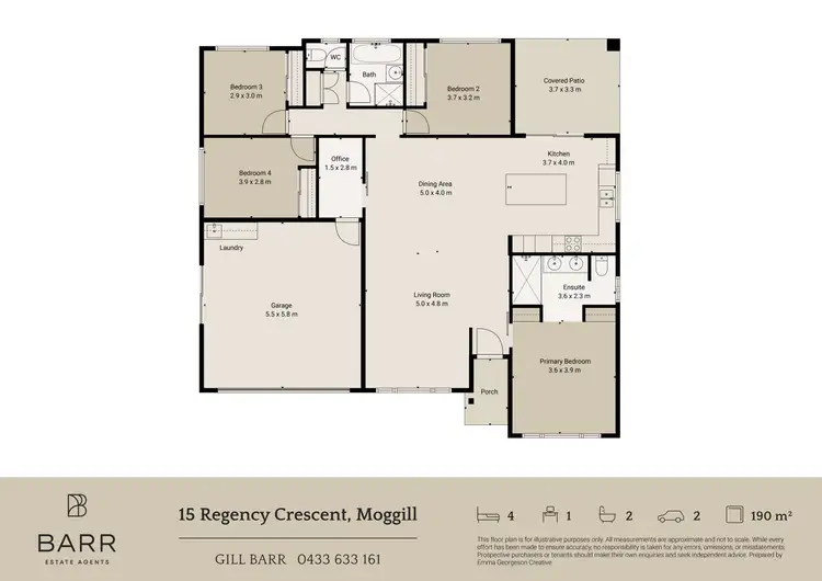 Floorplan of Homely house listing, 15 Regency Crescent, Moggill QLD 4070