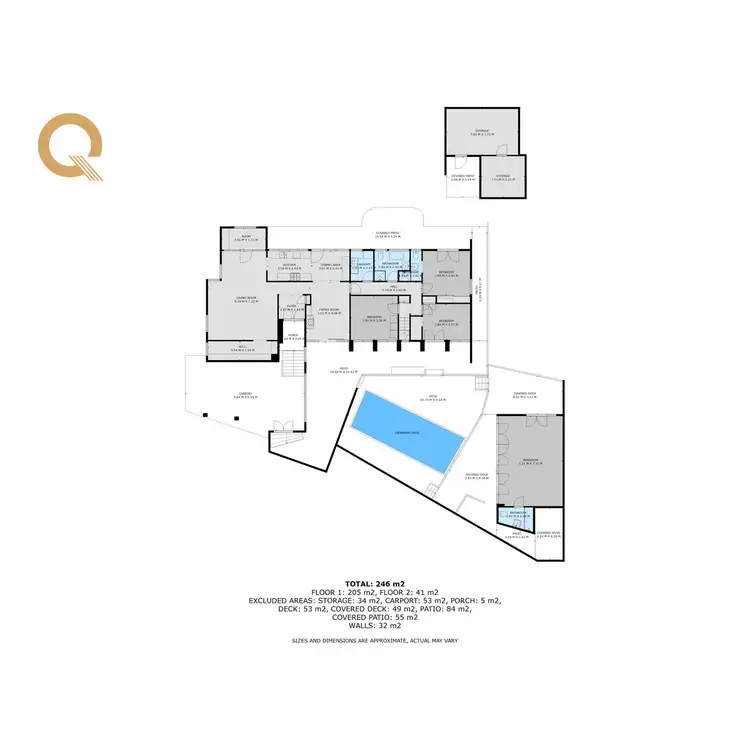 Floorplan of Homely house listing, 12 Mirabelle Court, Wodonga VIC 3690
