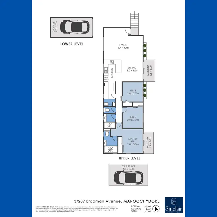 Floorplan of Homely unit listing, 3/289 Bradman Avenue, Maroochydore QLD 4558