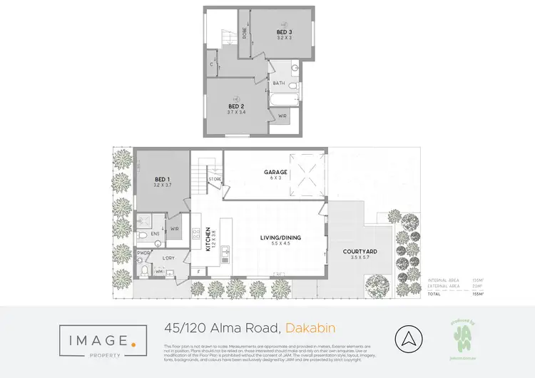Floorplan of Homely townhouse listing, 45/120-130 Alma Road, Dakabin QLD 4503