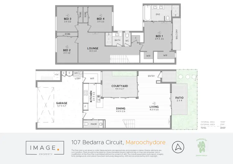Floorplan of Homely house listing, 107 Bedarra Circuit, Maroochydore QLD 4558