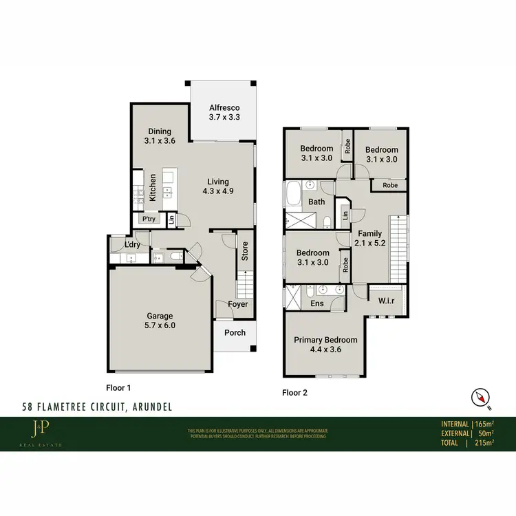 Floorplan of Homely house listing, 58 Flametree Circuit, Arundel QLD 4214