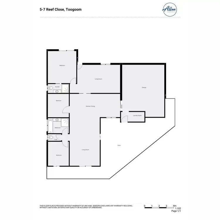 Floorplan of Homely house listing, 5-7 Reef Close, Toogoom QLD 4655