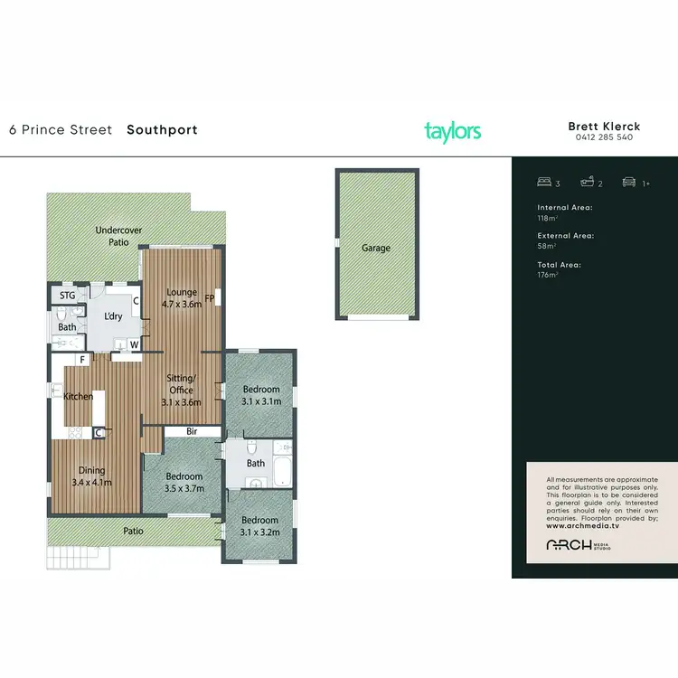 Floorplan of Homely house listing, 6 Prince Street, Southport QLD 4215