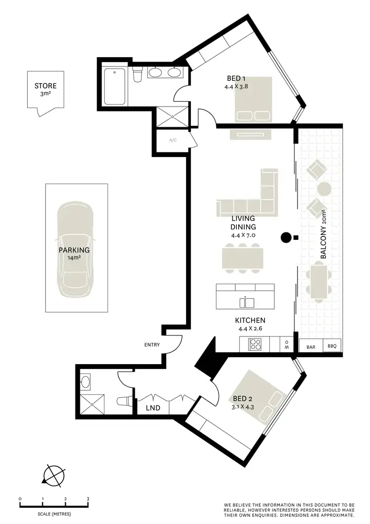 Floorplan of Homely apartment listing, 4E/2 Distillery Drive, Pyrmont NSW 2009