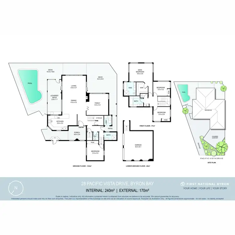 Floorplan of Homely house listing, 28 Pacific Vista Drive, Byron Bay NSW 2481