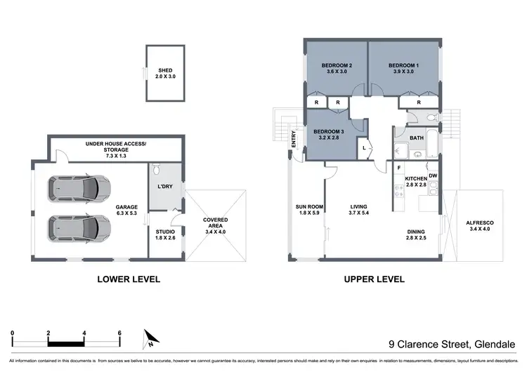 Floorplan of Homely house listing, 9 Clarence Street, Glendale NSW 2285