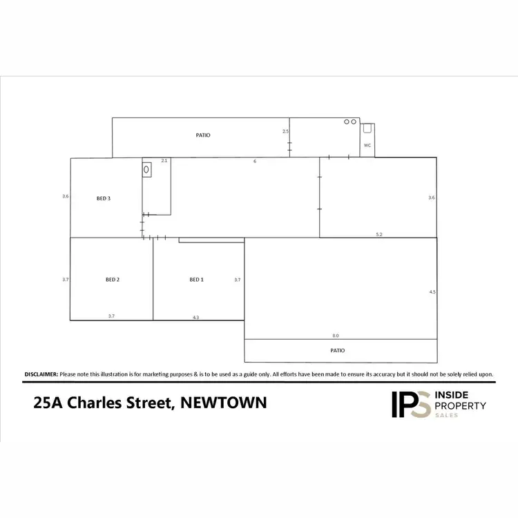 Floorplan of Homely house listing, 25a Charles Street, Newtown QLD 4350