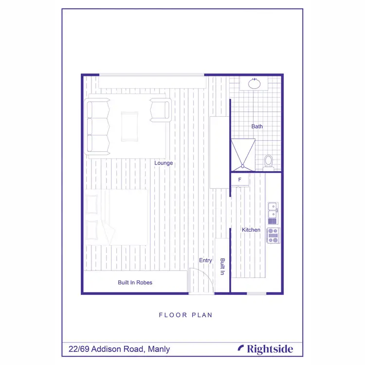 Floorplan of Homely unit listing, 22/69 Addison Road, Manly NSW 2095