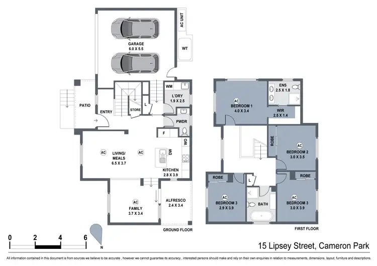 Floorplan of Homely house listing, 15 Lipsey Street, Cameron Park NSW 2285