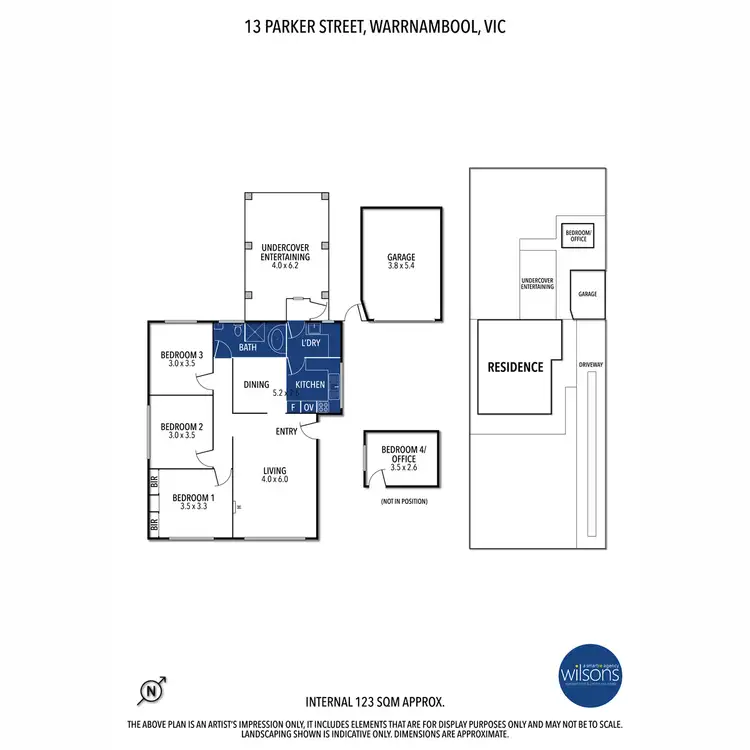 Floorplan of Homely house listing, 13 Parker Street, Warrnambool VIC 3280