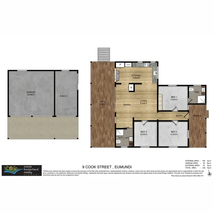 Floorplan of Homely house listing, 9 Cook Street, Eumundi QLD 4562