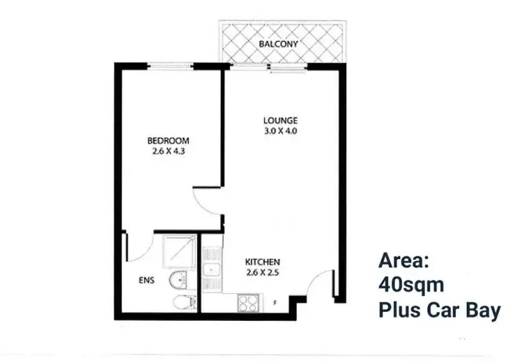 Floorplan of Homely apartment listing, 706/23 Adelaide Street, Fremantle WA 6160