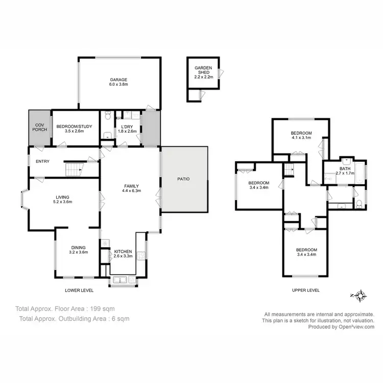 Floorplan of Homely house listing, 57 Rosehill Crescent, Lenah Valley TAS 7008