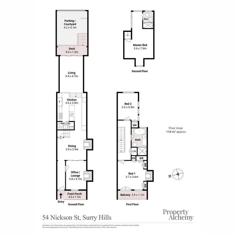 Floorplan of Homely house listing, 54 Nickson Street, Surry Hills NSW 2010