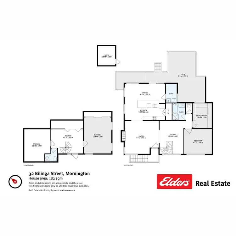 Floorplan of Homely house listing, 32 Bilinga Street, Mornington TAS 7018