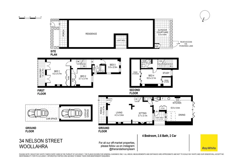 Floorplan of Homely house listing, 34 Nelson Street, Woollahra NSW 2025