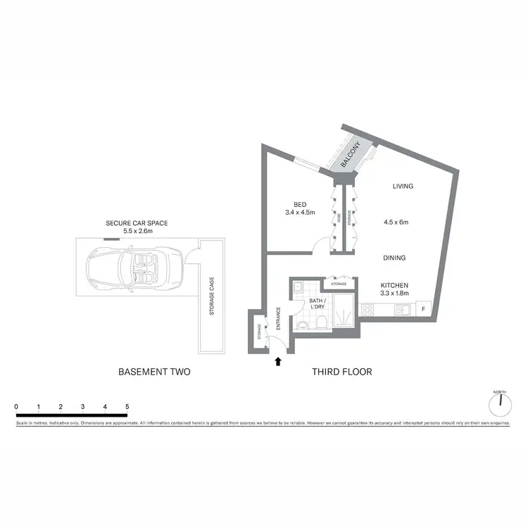 Floorplan of Homely unit listing, 38 Hickson Road, Sydney NSW 2000