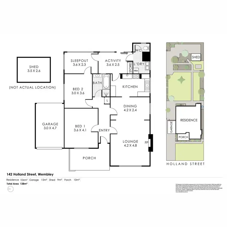Floorplan of Homely house listing, 142 Holland Street, Wembley WA 6014