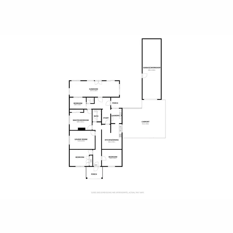 Floorplan of Homely house listing, 416 Douglas Road, Lavington NSW 2641