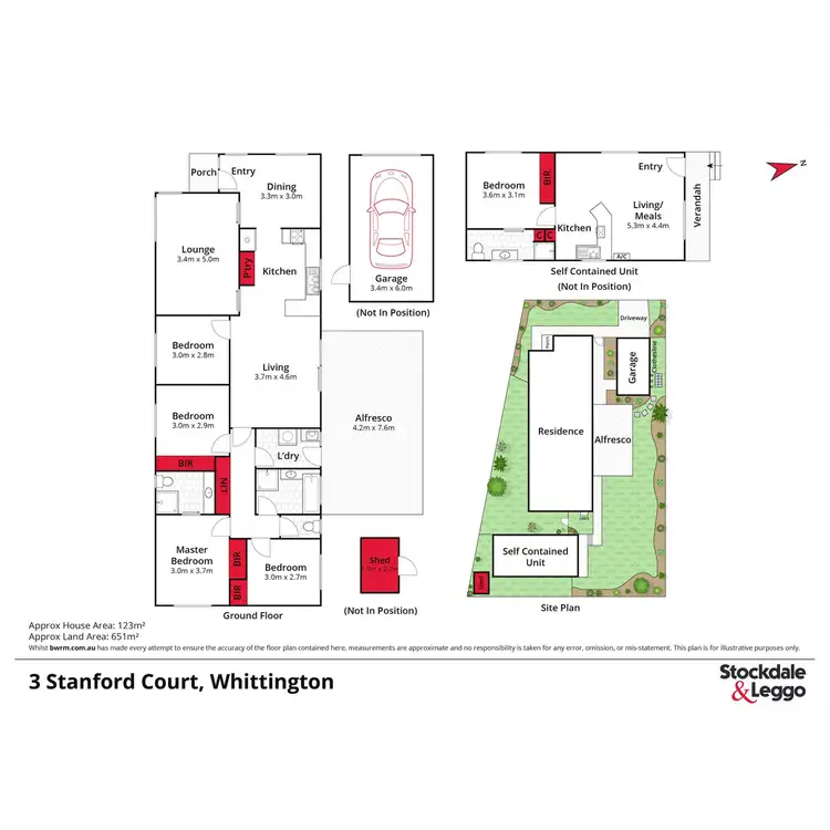 Floorplan of Homely house listing, 3 Stanford Court, Whittington VIC 3219