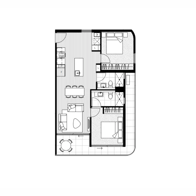 Floorplan of Homely apartment listing, 311A/48 Cowper Street, Footscray VIC 3011